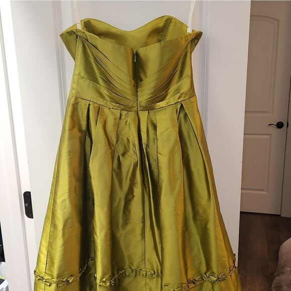 Alfred Angelo Silk Strapless Cocktail Dress - Picture 8 of 12